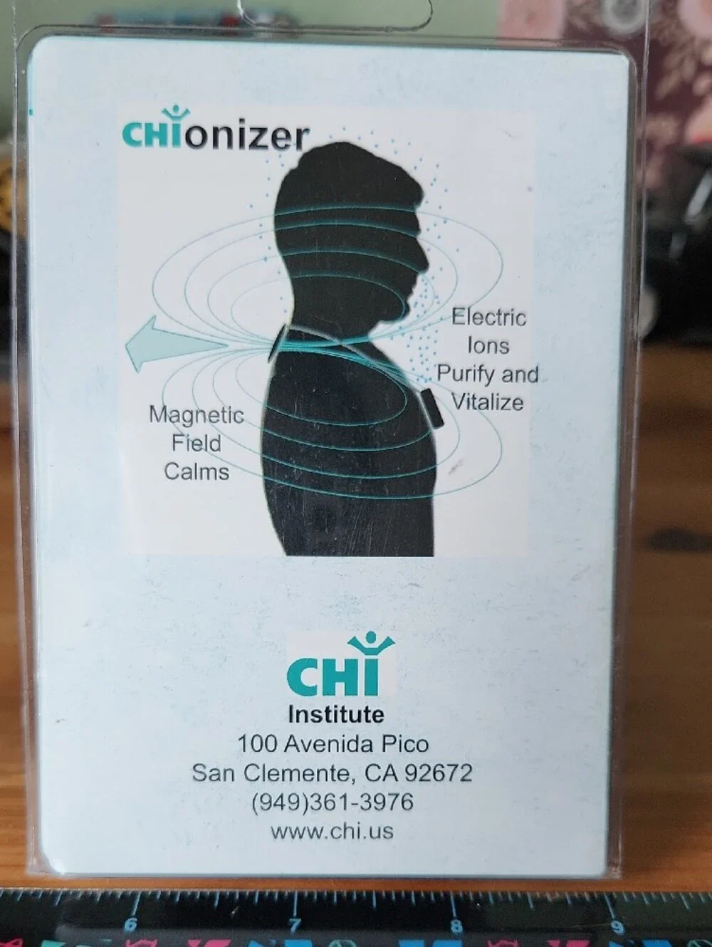 Air Travel Vitalizer Black Clip - CHI Institute